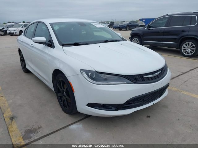 Auction sale of the 2015 Chrysler 200 S, vin: 1C3CCCBB3FN625450, lot number: 38992029