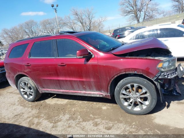 1C4RDJDG9KC781191 Dodge Durango Gt Plus Awd