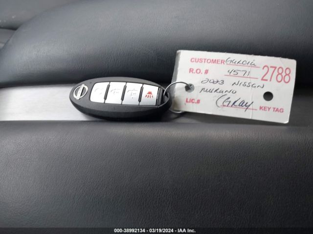 5N1AZ2BJ0PC107484 Nissan Murano Sv Fwd
