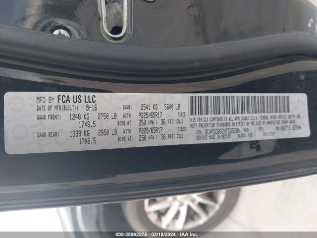 3C4PDDBG2HT535284 Dodge Journey Sxt Awd