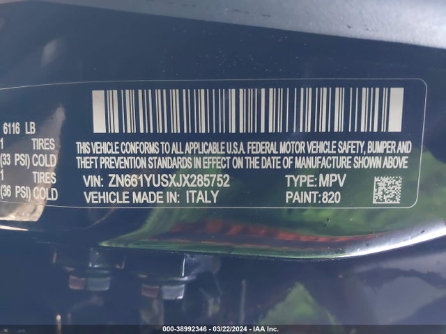 ZN661YUSXJX285752 Maserati Levante S Gransport