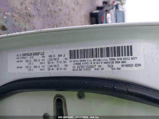 RAM 2500 Tradesman 2014 3C6TR5CT1EG328317 Image 9