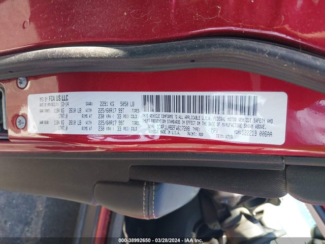 1C4PJLAB2FW617208 Jeep Cherokee Sport