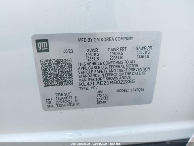 KL47LAE21RB022865 Buick Envista Preferred Fwd