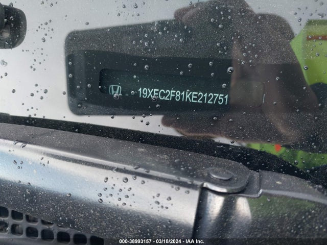 Honda Civic Sport 2019 19XFC2F81KE212751 Image 9