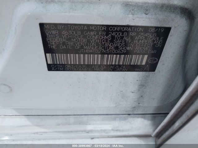 JTHBA1D27K5100639 Lexus IS 300