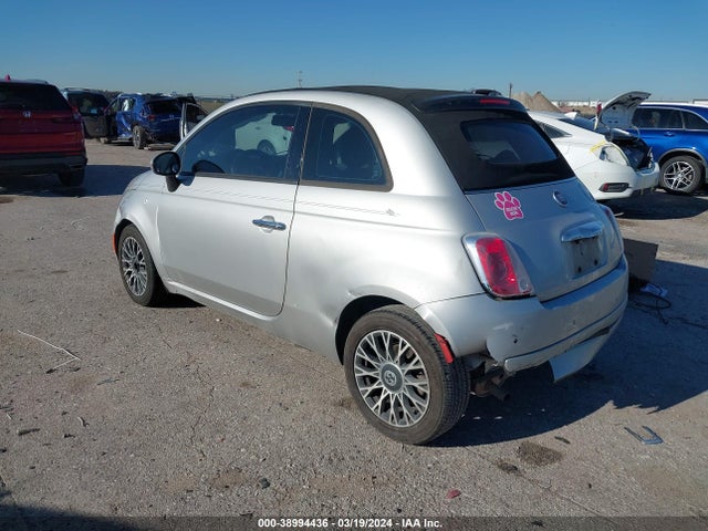 2012 FIAT 500C 3C3CFFDR6CT123742 Photo 2