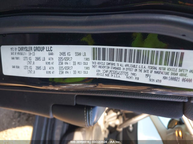Jeep Cherokee Latitude 2014 1C4PJMCS2EW127725 Image 9