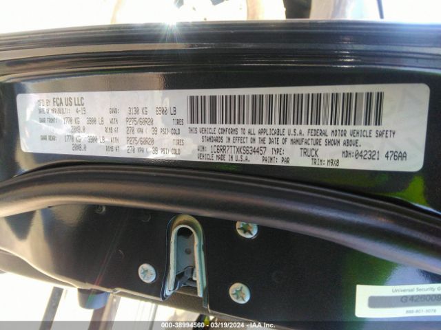 1C6RR7TTXKS634457 RAM 1500 Classic Big Horn  4x4 6'4 Box