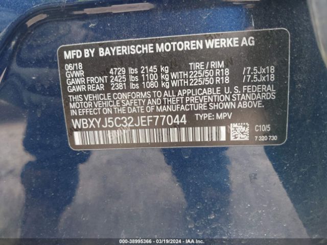 WBXYJ5C32JEF77044 BMW X2 Xdrive28i