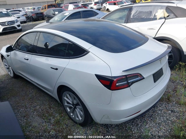 Tesla Model 3 Rear-wheel Drive 2022 5YJ3E1EA2NF296668 Image 3