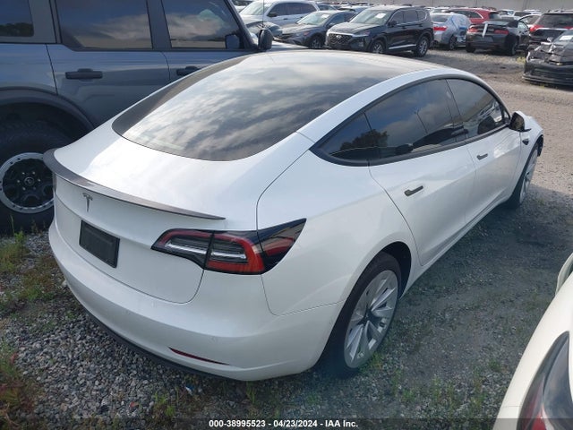Tesla Model 3 Rear-wheel Drive 2022 5YJ3E1EA2NF296668 Image 4