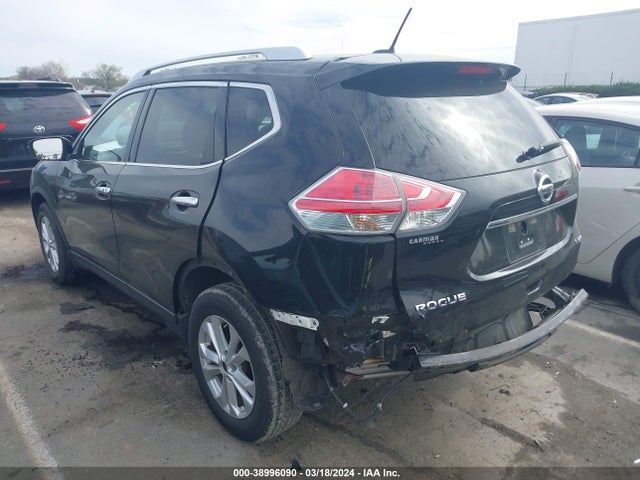 Aukcja sprzedaży 2016 Nissan Rogue Sv, vin: KNMAT2MV8GP613207, numer aukcji: 38996090