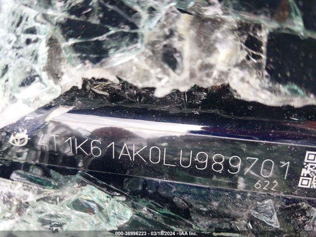 Toyota CAMRY XSE 2020 4T1K61AK0LU989701 Image 9