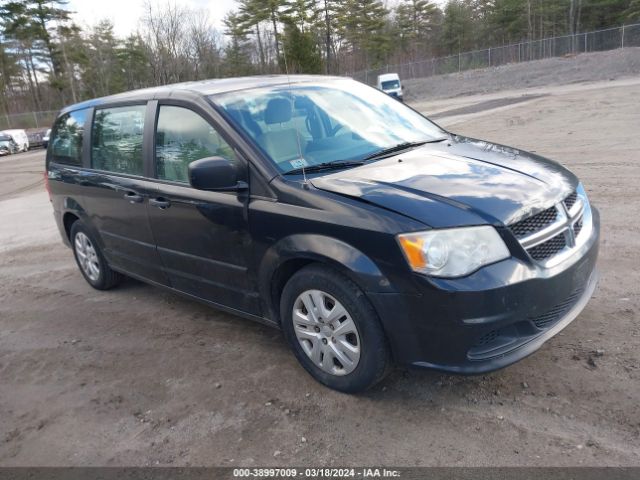 Auction sale of the 2016 Dodge Grand Caravan American Value Pkg, vin: 2C4RDGBG4GR145055, lot number: 38997009