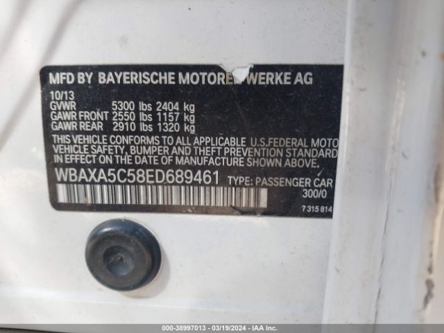 WBAXA5C58ED689461 BMW 535d