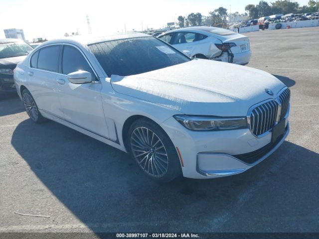 Aukcja sprzedaży 2021 Bmw 740i, vin: WBA7T2C00MCG10305, numer aukcji: 38997107