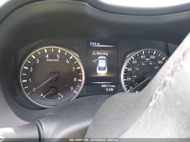 2018 Infiniti Q50 3.0t Luxe მანქანა იყიდება აუქციონზე, vin: JN1EV7AR8JM433379, აუქციონის ნომერი: 38997145
