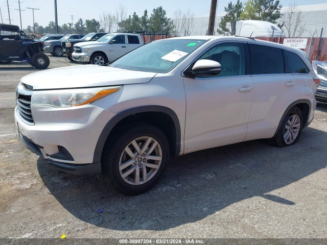 Toyota Highlander Le V6 2016 5TDZKRFH5GS178254 Image 2