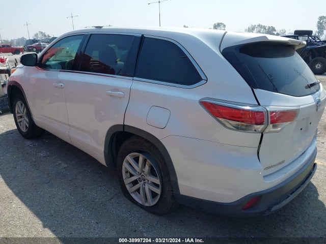 Toyota Highlander Le V6 2016 5TDZKRFH5GS178254 Image 3