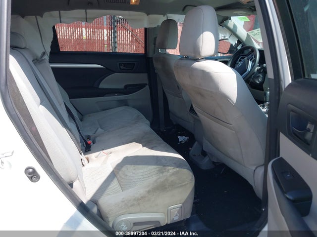 Toyota Highlander Le V6 2016 5TDZKRFH5GS178254 Image 8