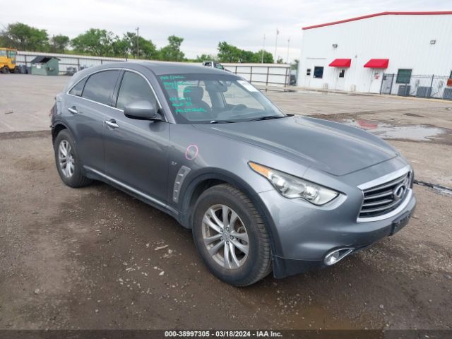 Auction sale of the 2016 Infiniti Qx70, vin: JN8CS1MUXGM671337, lot number: 38997305