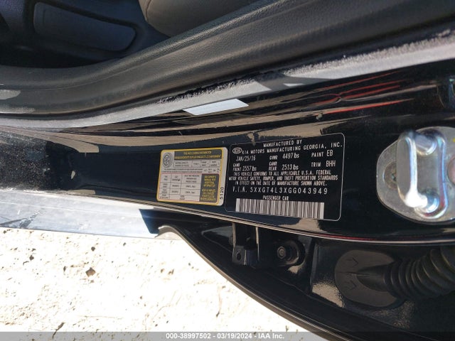 KIA Optima Lx 2016 5XXGT4L3XGG043949 Image 9