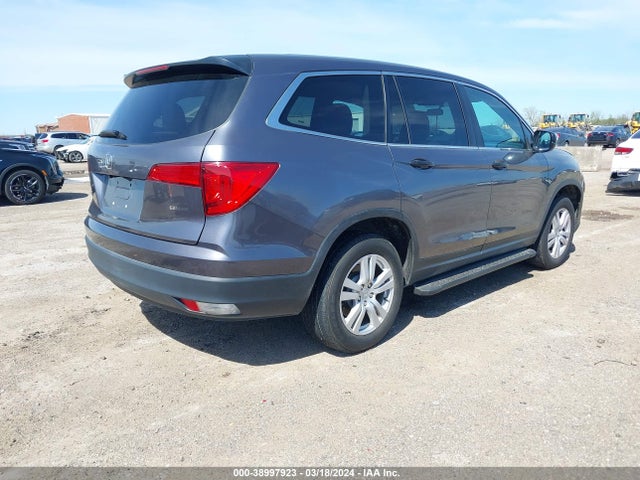 Honda PILOT LX 2018 5FNYF5H19JB028524 Image 4