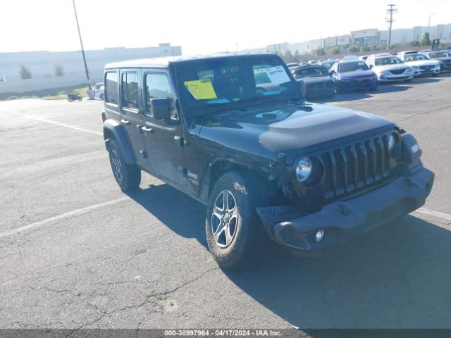 2021 Jeep Wrangler Unlimited Sport S 4x4 მანქანა იყიდება აუქციონზე, vin: 1C4HJXDN5MW678745, აუქციონის ნომერი: 38997964