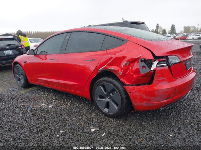 Tesla Model 3 Long Range Dual Motor All-wheel Drive 2022 5YJ3E1EB2NF103671 Image 3