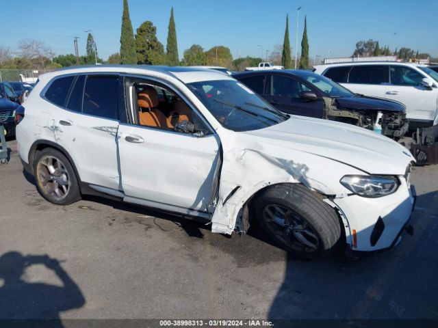 Продаж на аукціоні авто 2022 Bmw X3 Sdrive30i, vin: 5UX43DP00N9K14428, номер лоту: 38998313