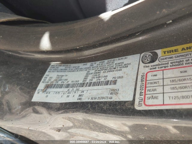 Ford FIESTA SE 2018 3FADP4EJ9JM116548 Image 9