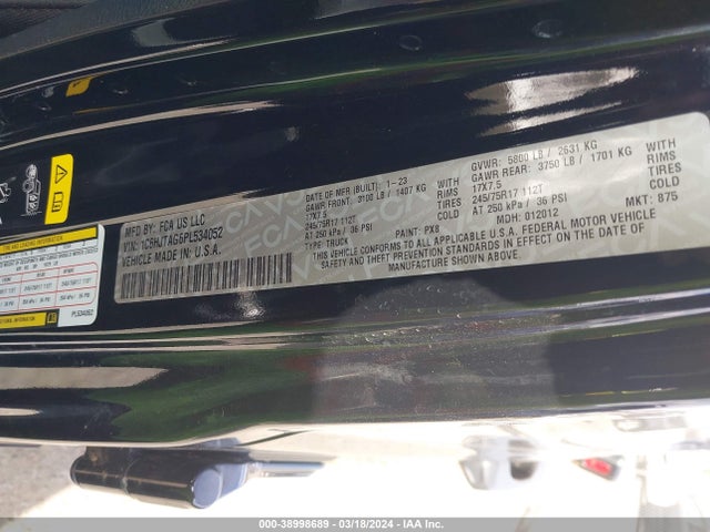 1C6HJTAG6PL534052 Jeep Gladiator Sport S 4x4