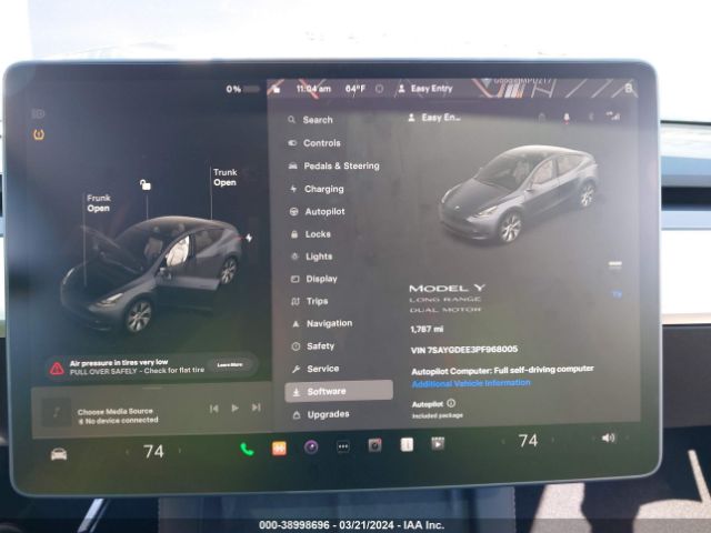 7SAYGDEE3PF968005 Tesla Model Y