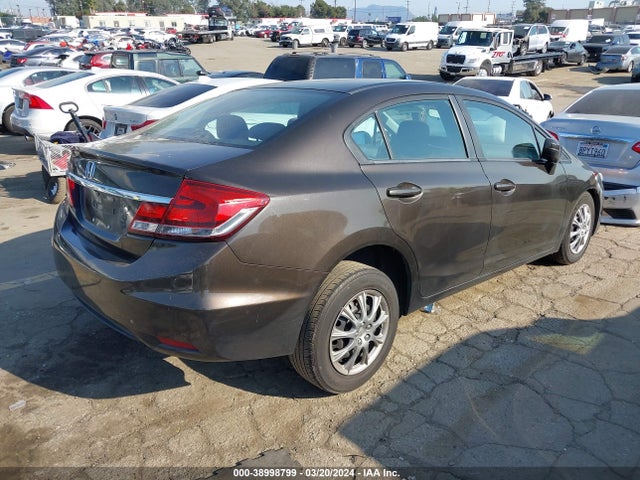 Honda Civic Lx 2014 2HGFB2F52EH555541 Image 4
