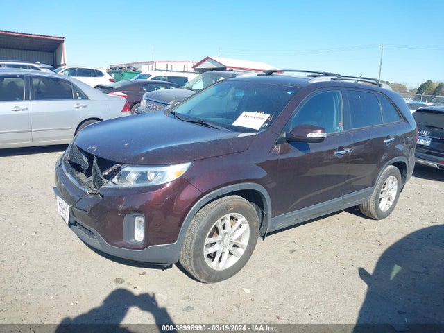 KIA SORENTO LX 2014 5XYKT3A6XEG506022 Image 2