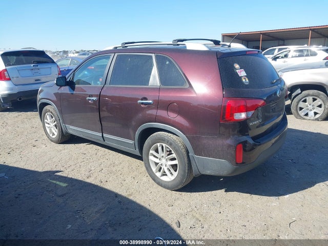 KIA SORENTO LX 2014 5XYKT3A6XEG506022 Image 3