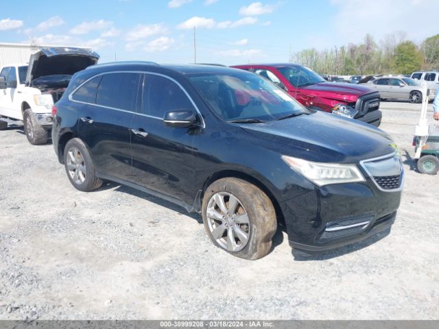 Auction sale of the 2015 Acura Mdx Advance Pkg W/entertainment Pkg, vin: 5FRYD4H87FB030548, lot number: 38999208