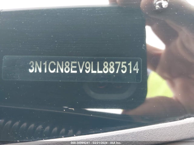 Nissan Versa Sv Xtronic Cvt 2020 3N1CN8EV9LL887514 Image 9