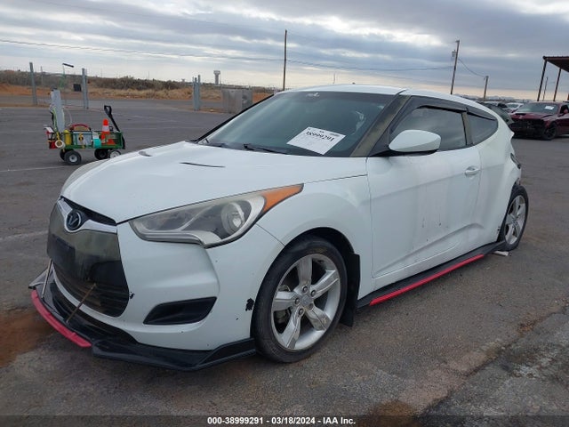 Hyundai Veloster Base W/gray 2014 KMHTC6AD7EU213340 Image 2