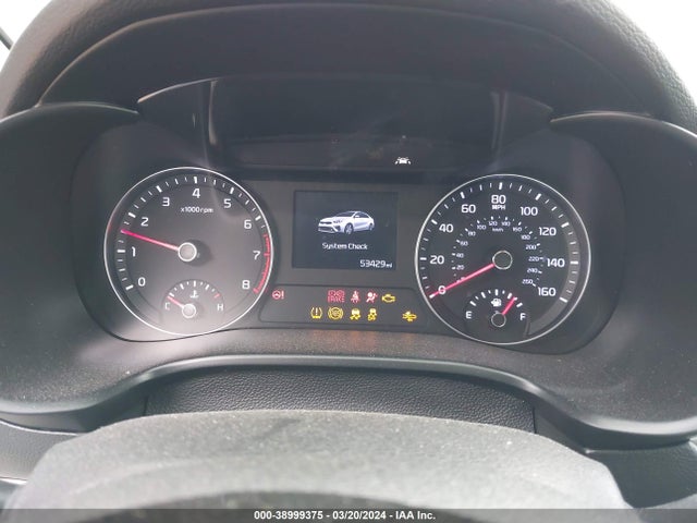 2019 Kia Forte Lxs მანქანა იყიდება აუქციონზე, vin: 3KPF24AD9KE070412, აუქციონის ნომერი: 38999375
