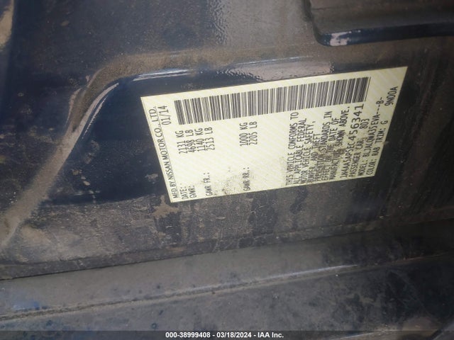 Nissan Maxima 3.5 S/3.5 Sv 2014 1N4AA5AP5EC456341 Image 9