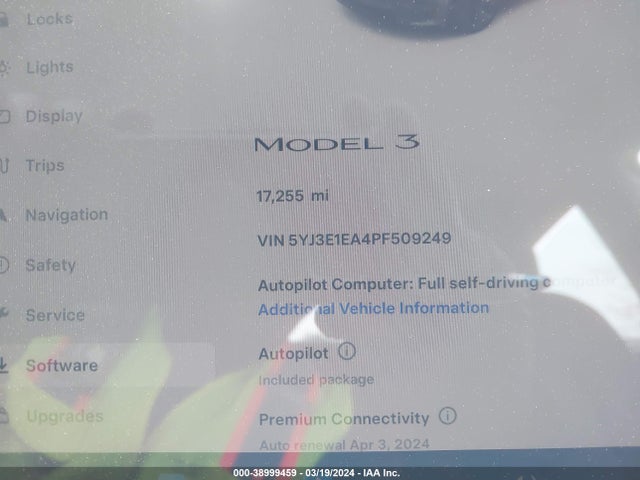 Tesla Model 3 Rear-wheel Drive 2023 5YJ3E1EA4PF509249 Image 7