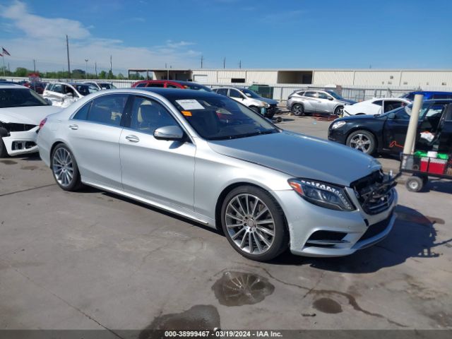 Auction sale of the 2015 Mercedes-benz S 550, vin: WDDUG8CB2FA114521, lot number: 38999467