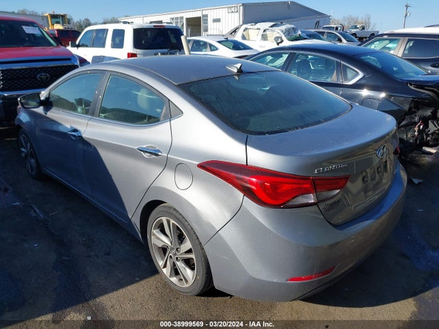 Hyundai Elantra Limited 2014 KMHDH4AE5EU043871 Image 3