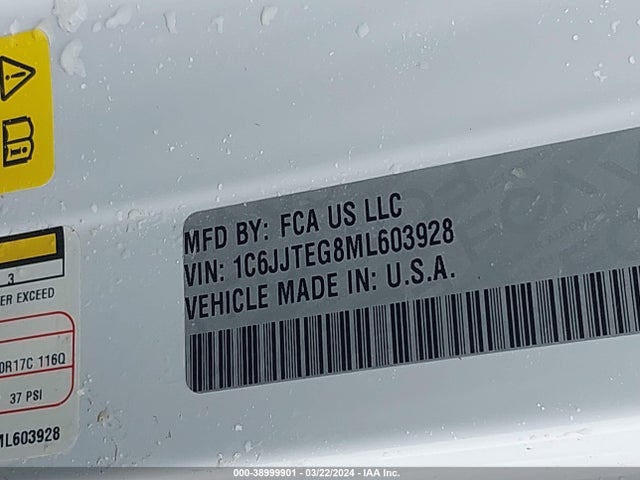 Jeep Gladiator Mojave 4x4 2021 1C6JJTEG8ML603928 Image 9