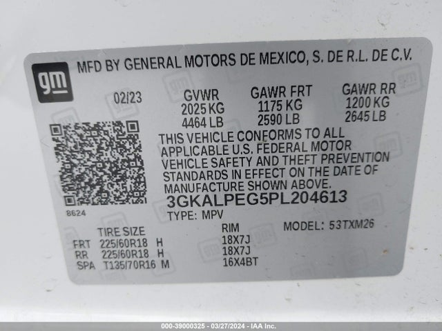 GMC Terrain Fwd Slt 2023 3GKALPEG5PL204613 Image 9