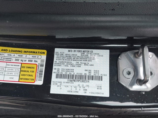 Ford Mustang Gt Premium Fastback 2023 1FA6P8CF9P5302314 Image 9