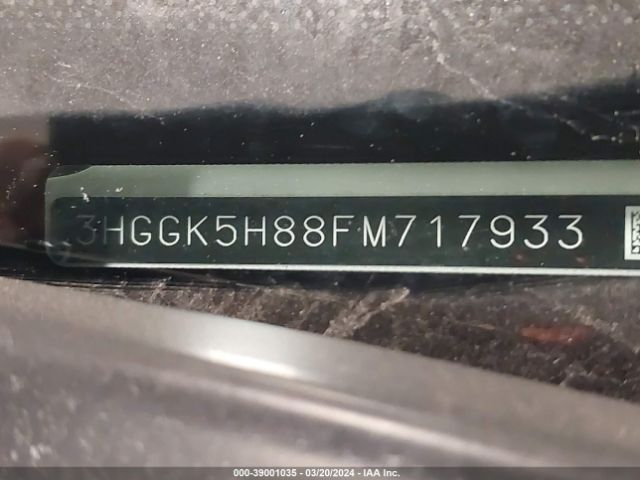 3HGGK5H88FM717933 Honda Fit Ex/ex-l