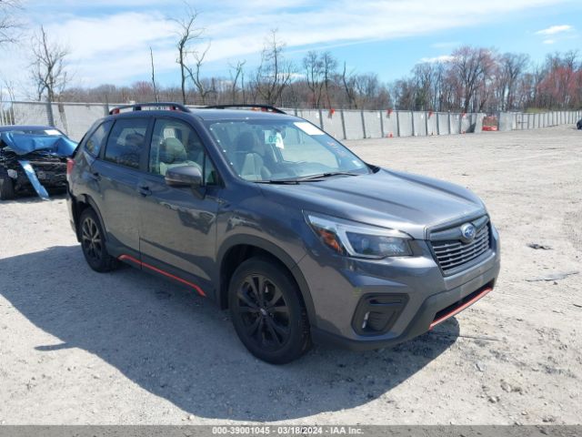 Auction sale of the 2021 Subaru Forester Sport, vin: JF2SKARC1MH548944, lot number: 39001045